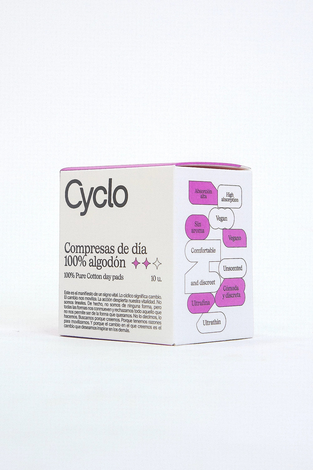 Compresas de día 100% algodón Cyclo