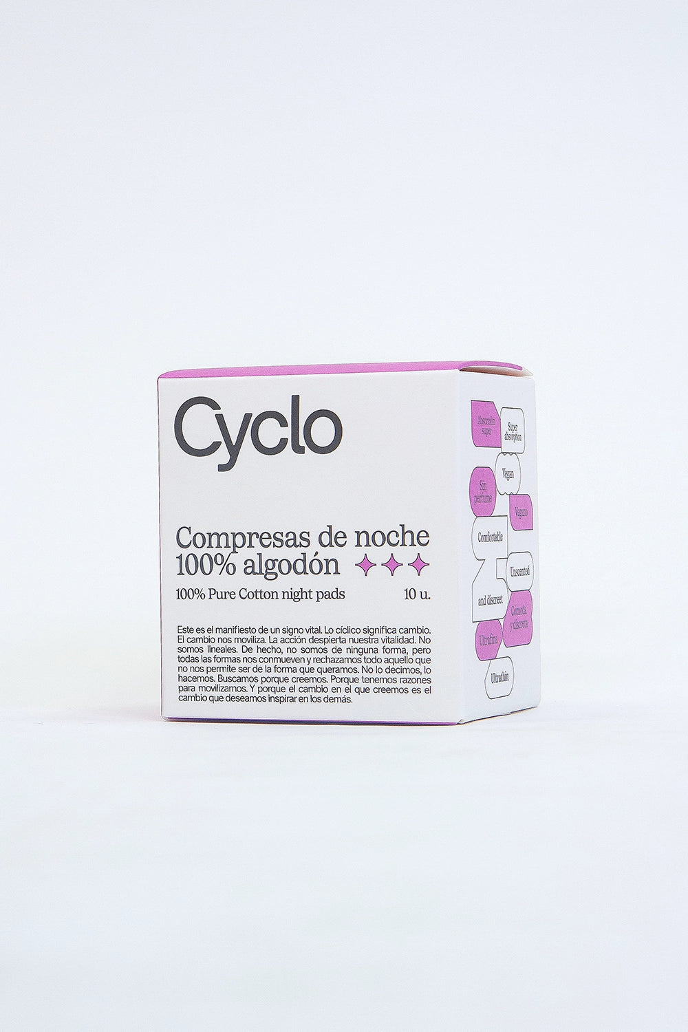 Compresa de noche 100% algodón - Cyclo