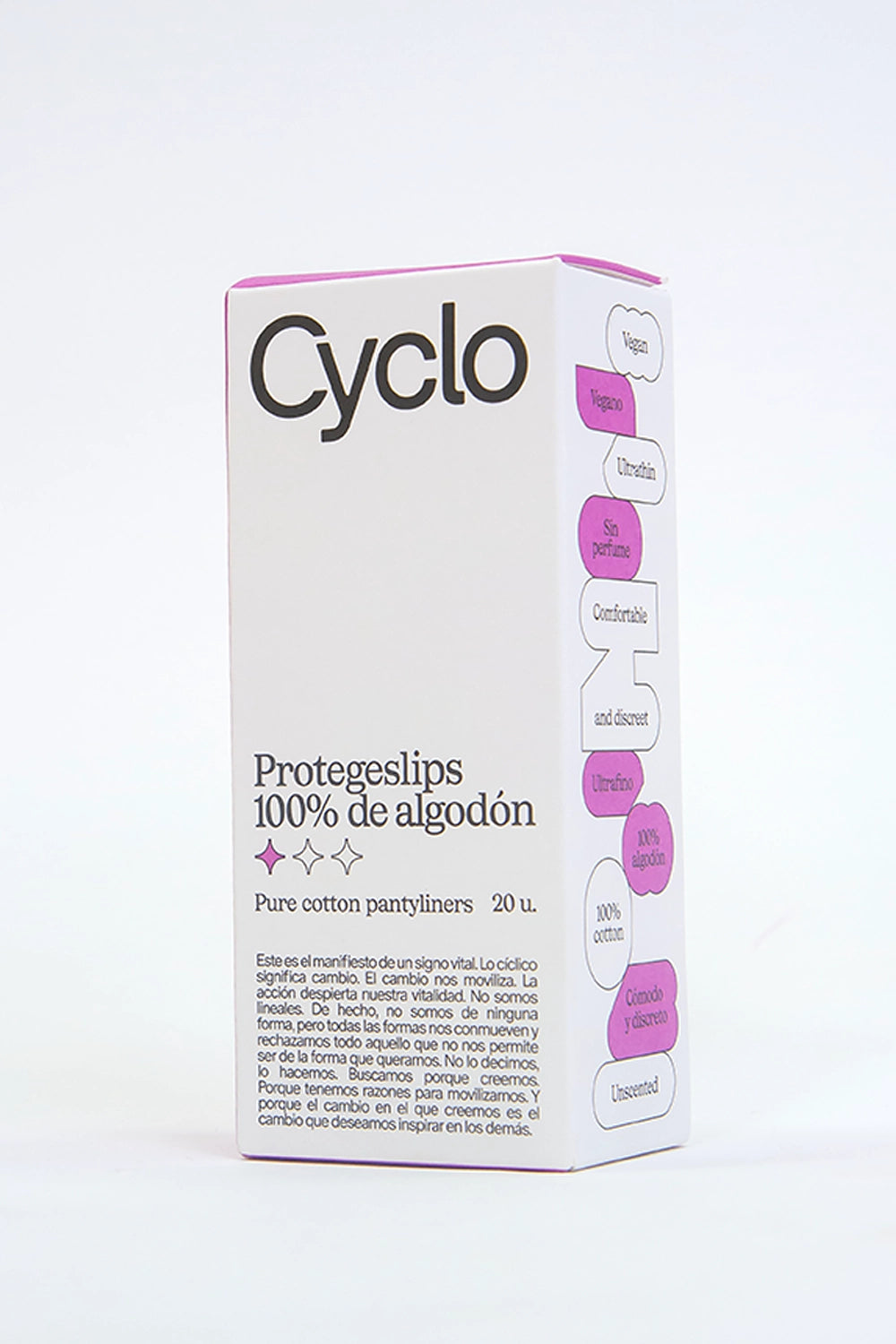 Protegeslip saludable Cyclo / 20 uds
